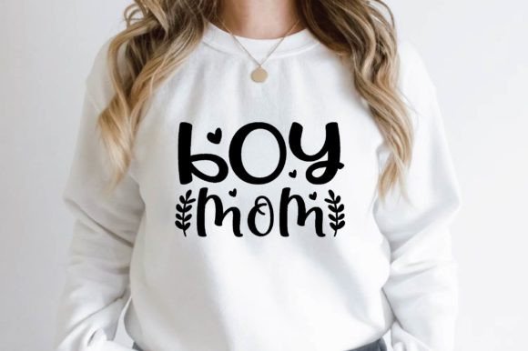 Boy Mom SVG for Crafts and Graphics