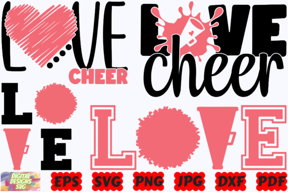 Love Cheer SVG: Crafts and Graphics for Brands