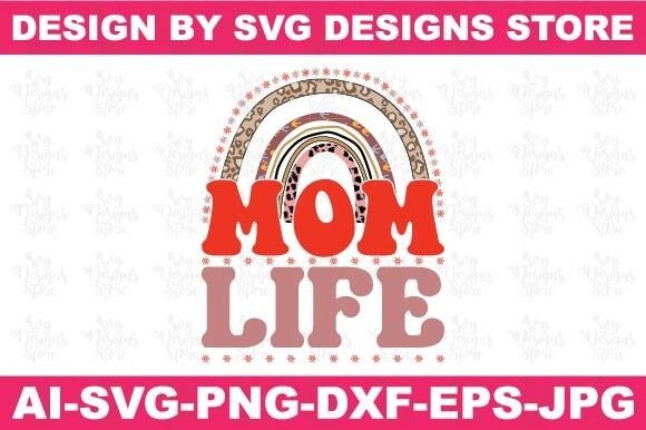 Mom Life Christmas Graphics for Crafts Review