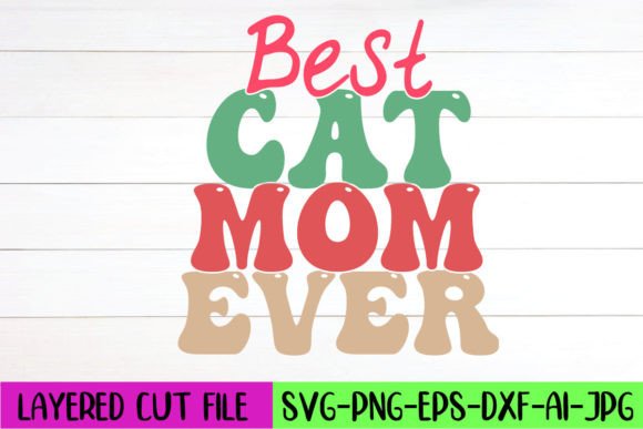 Retro Cat Mom Graphics for Crafts: A Seller's Review